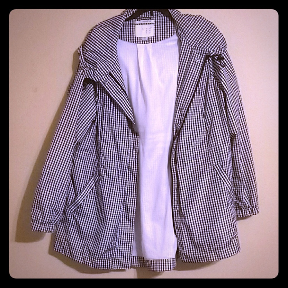 Checkered Rain Jacket